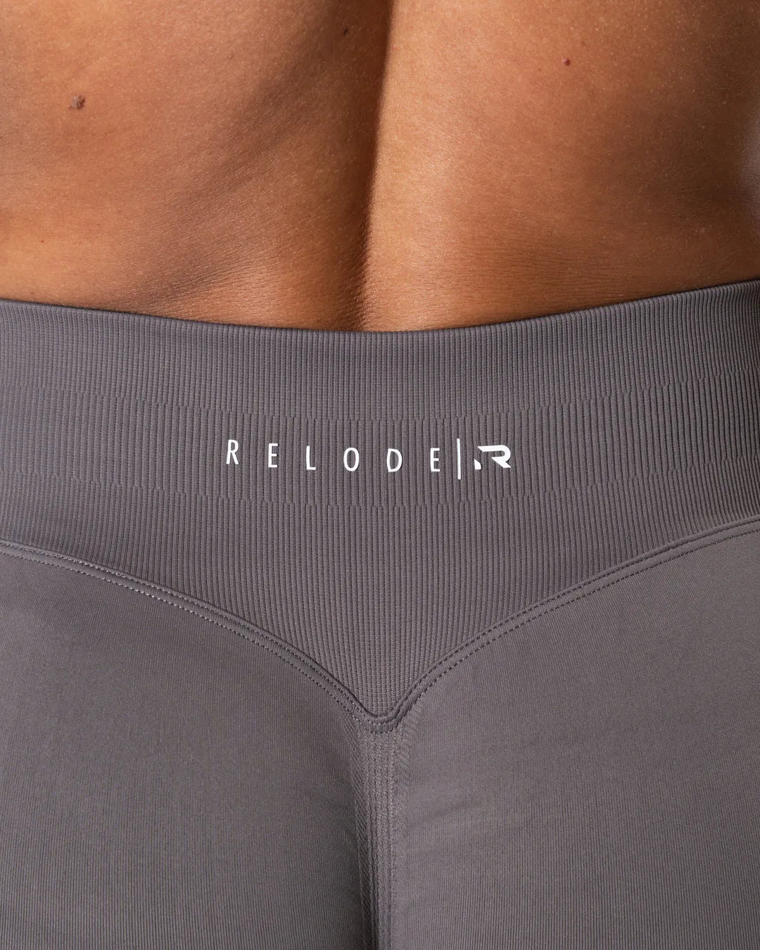 Aura Seamless Scrunch Tights - Earth Grey